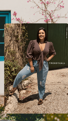 Blusa vacilé mocha mousse