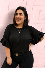 Blusa Cira Negra