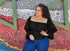Blusa Madrid negra