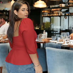 Blusa Push-up roja