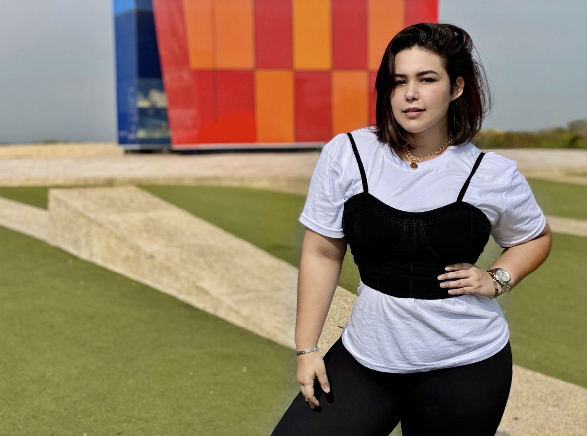 Top Bustier peque negro